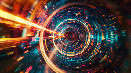 Obraz premium Antixian speed motion blur hyperlapse wormhole background