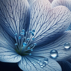 background abstract blue flower 