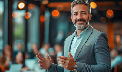 Mature Businessman with a Confident Smile