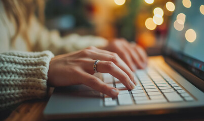Professional Working at a Modern Computer Desk