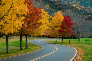 Obraz premium autumn in the park