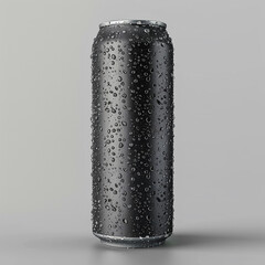 a can of soda with water drops with decent background generated by AI