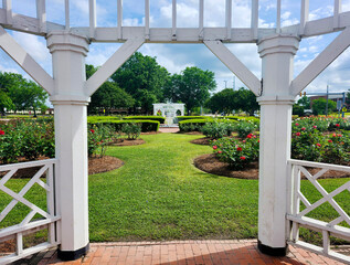 Fayetteville Rose Garden, North Carolina, USA