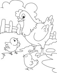 OUTLINE ANIMAL CHICK.eps