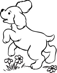 Outline Handrawing Dog.eps
