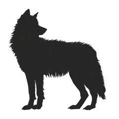 vector illustration of wolf