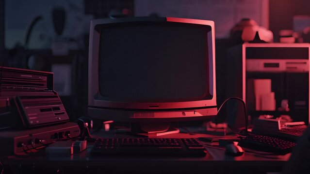 In a neon-lit dojo, a robot masters nunchaku techniques under a tiger martial artist's watchful eye
