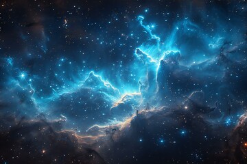 Galaxy and nebula,  Elements of this image furnished by NASA - obrazy, fototapety, plakaty