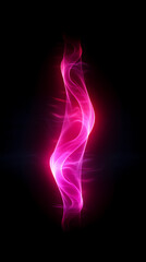 Fototapeta premium Abstract glowing purple waves