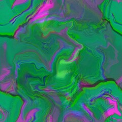 Fototapeta na wymiar Abstract Digital Watercolor Painting Liquid Fluid Wavy Marble Seamless Camouflage Pattern Batik Background
