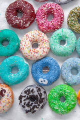 Indulge in Irresistible Delights: Explore a Decadent Array of Glazed, Frosted, and Filled Donuts - Perfect Treats for Any Craving or Occasion