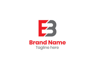 Letter EB monogram and modern logotype creative look vector. Pro Vector