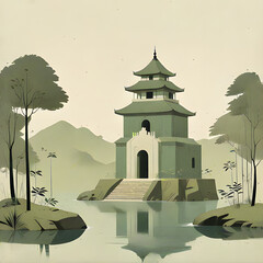 church in the mountains