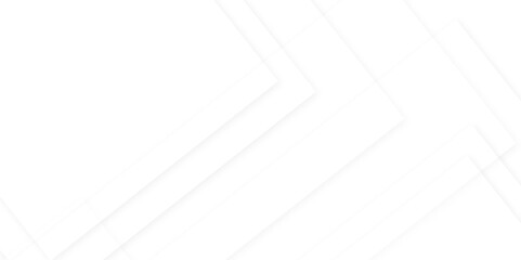 Abstract white line geometric corporate design and white background. Pattern of geometric white and gray color elegant abstract background, Web layout or poster, decorative banner.