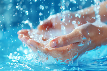 Fototapeta premium Submerging Serenity, World Environment Day