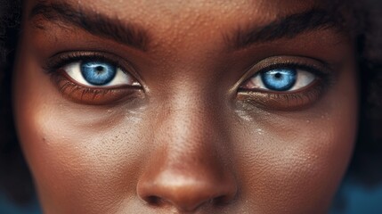Fototapeta premium A Portrait of Striking Eyes