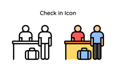 Check in icon  line and line color style.