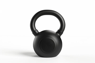 a large black kettlebell