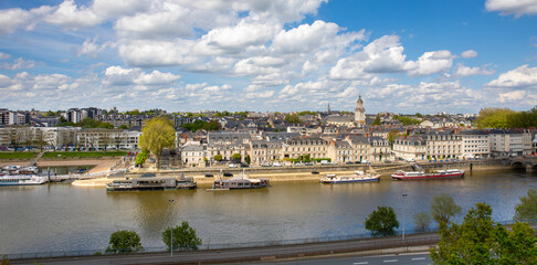 Ville d'Angers en pays de la Loire, France