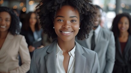 Fototapeta premium Confident Professional Woman Smiling