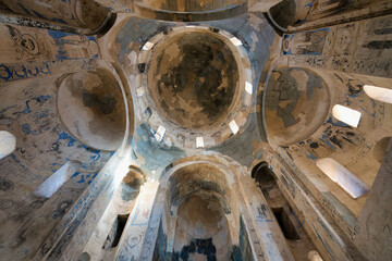 10th century Akdamar Armenian Church of the Holy Cross, Interior, Akdamar Island, Turkey