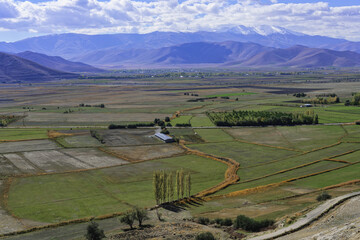 Landscape around the Ruins of the Urartian citadel of Cavustepe, Van, Turkey