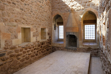 Ishak Pasha palace, Harem rooms, Dogubayazit, Turkey