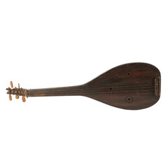 Gambus is a stringed instrument similar to a mandolin originating from the Middle East