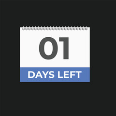 42 days to go countdown template. 42 day Countdown left days banner design. 42  Days left countdown timer
