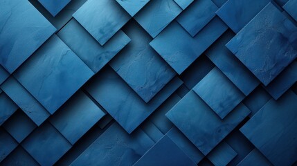 Blue Abstract Background With Diamond Pattern