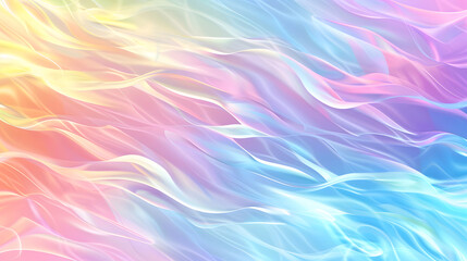 Obraz premium Pastel Colors Waves Background. Generative AI.