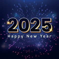 Happy New Year 2025 And Merry Christmas.