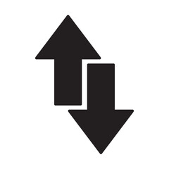 up and down arrows icon vector © Artopedia_1