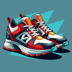 illustration of trainers sneakers