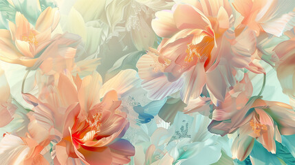 background with flowers