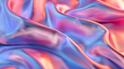 Fototapeta premium Silk close up background. Generative AI.