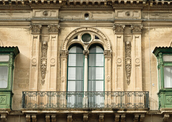  Renaissance Style Architecture In Valletta, Malta