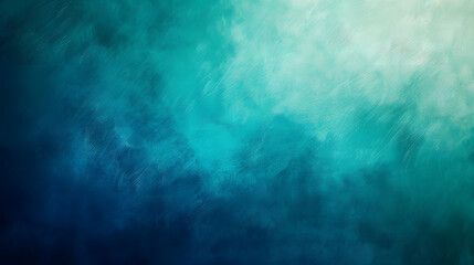 Teal green blue gradient Background. Generative AI.