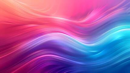 Obraz premium teal orange noise texture pink blue purple red smooth gradient glowing color wave Background. Generative AI.