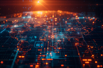 Obraz premium abstract digital background