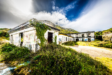 old abandoned building