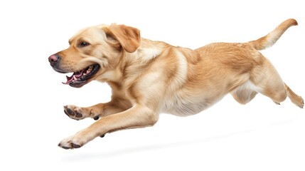 white background dog