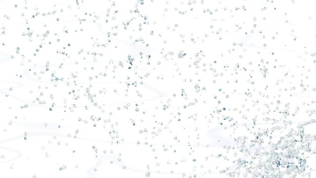 水飛沫が飛び出すアニメーション、背景素材