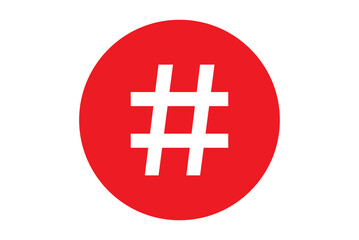 Hashtag icon
