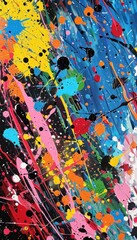 Colorful abstract painting