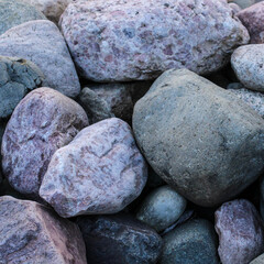 Rocks Along the Shore of the Lake