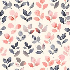 watercolor, cute and adorable Valentine's Day patterned paper