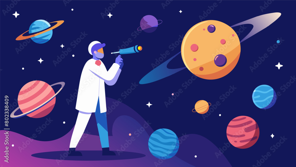 Poster a neurodivergent astronomer discovers a new exoplanet and develops a od for detecting earthlike plan
