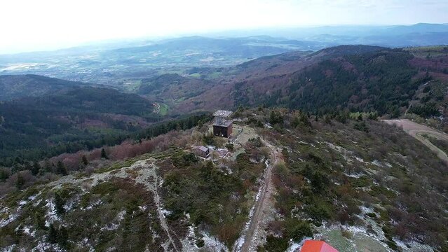 Cr&ecirc;t du Gralan, Parc Naturel R&eacute;gional du Pilat, France