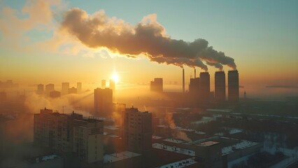 The Role of Specific Pollutants in Global Warming and Climate Change. Concept Impact of Carbon Dioxide, Methane Emissions, Nitrous Oxide Levels, Deforestation, Industrial Pollution
